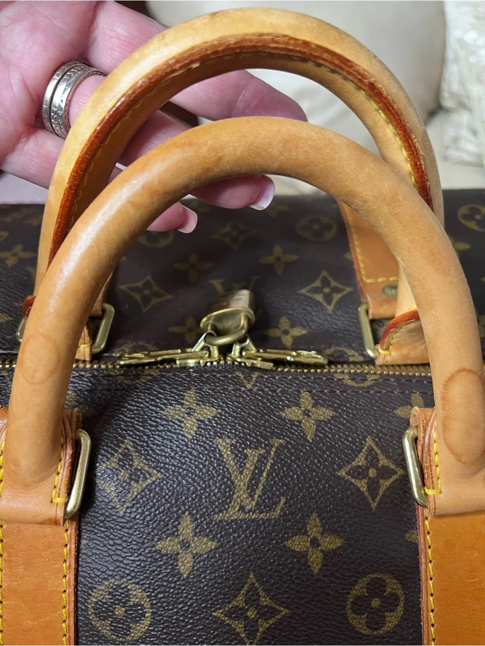 Louis Vuitton Vintage Keepall 55 Duffle Travel Bag